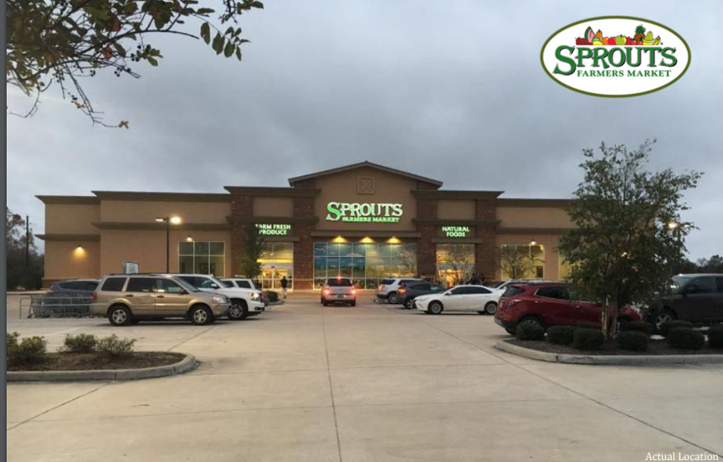 Listing Sprouts Pearland, TX Kevin Spilsbury at Net Lease Realty